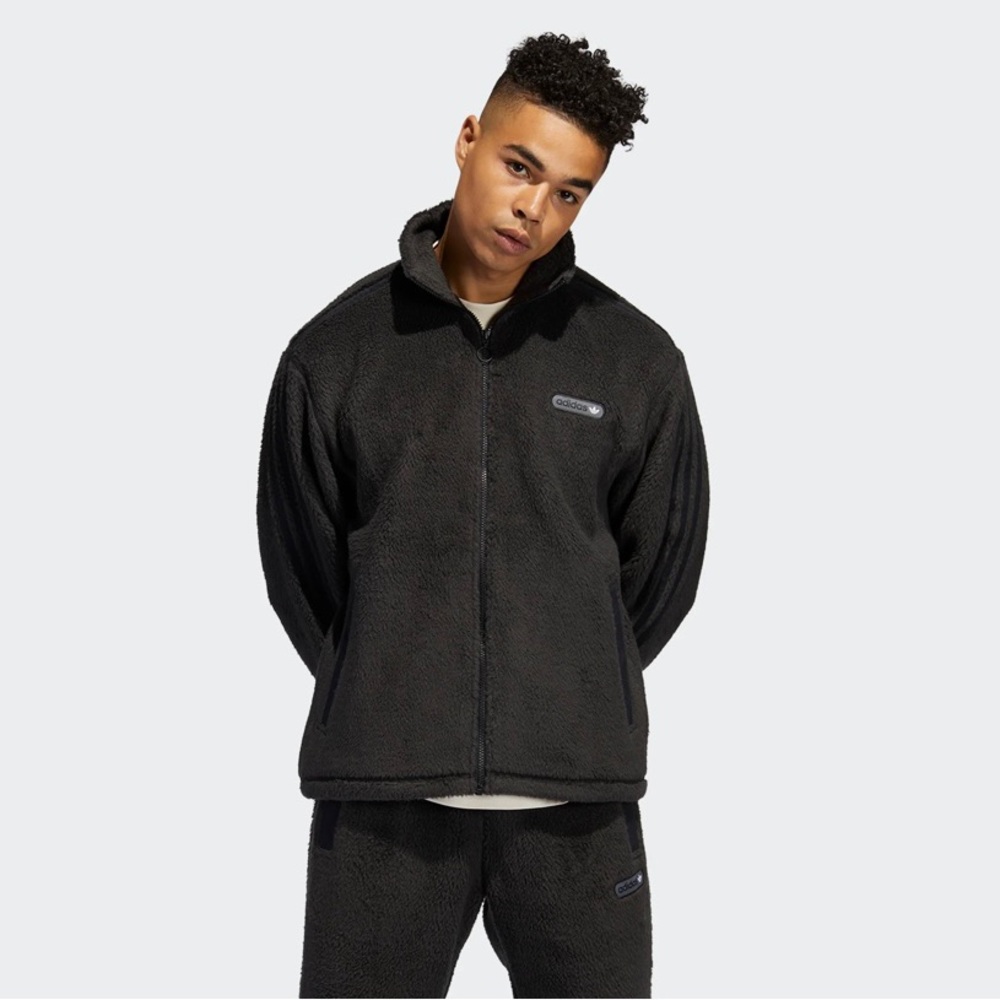 50% Off!!! Adidas Originals 3 Stripe Fleece SPRT Firebird Zip Jacket - Picture 7 of 8
